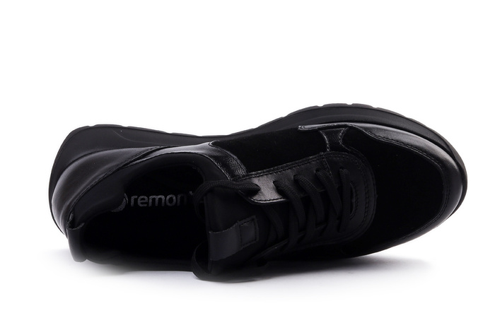 RIEKER REMONTE D2V00-00 black, półbuty damskie