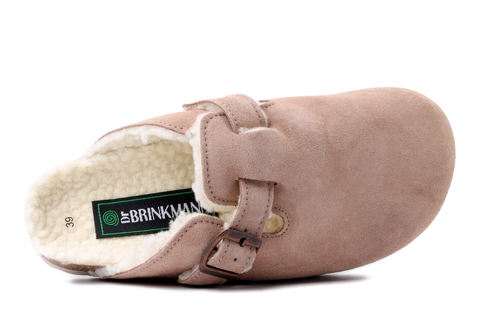 DR. BRINKMANN 320709-08 beige, kapcie damskie