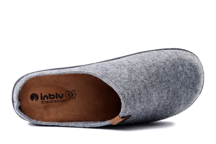 INBLU SI-25 018 srebrny, kapcie męskie