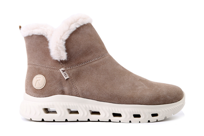 RIEKER TEX M6050-64 beige, botki damskie