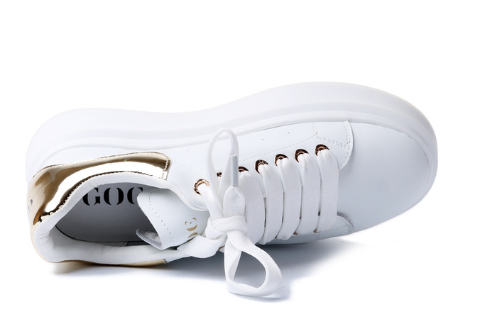 GOE NN2N4031 white/gold, półbuty damskie