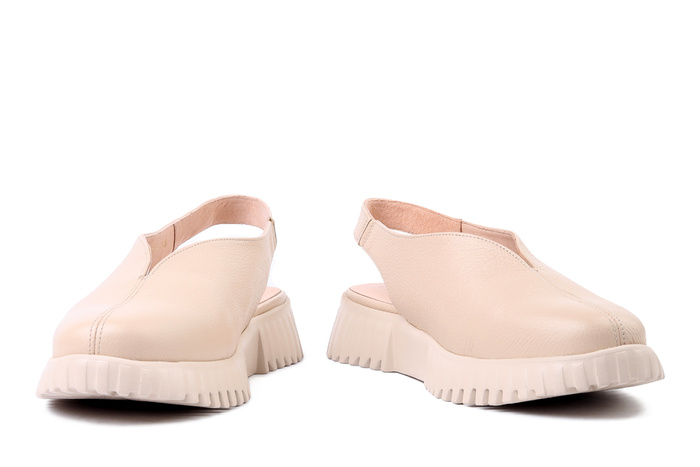 WONDERS A-4411 beig, sandały damskie