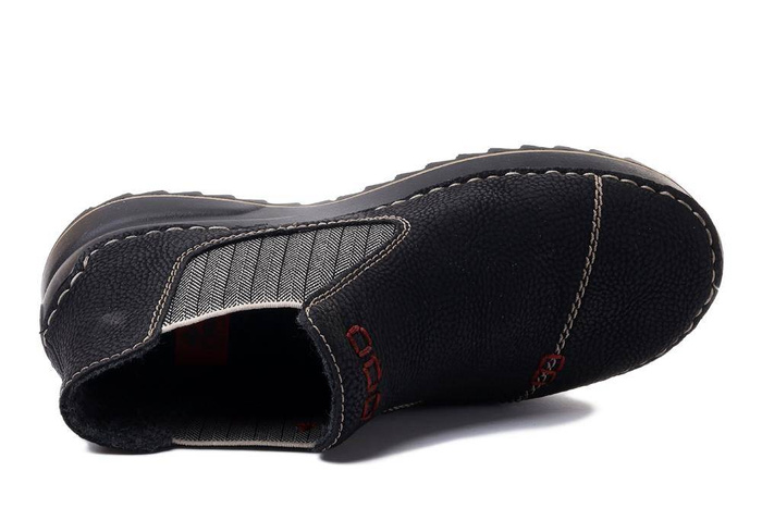 RIEKER 51592-00 czarny, botki damskie