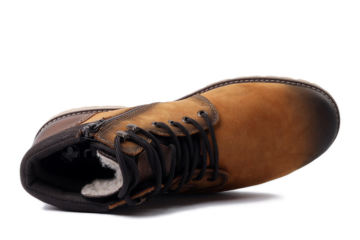 RIEKER TEX F3622-68 yellow, trzewiki męskie