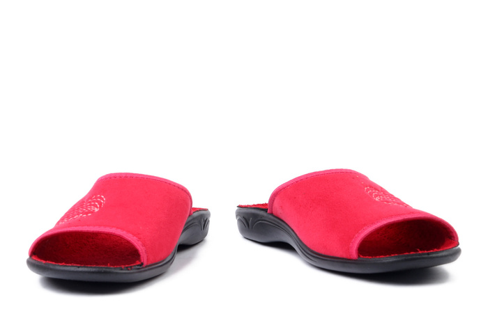 ADANEX 30304 SAK1VVH czerwony, kapcie damskie