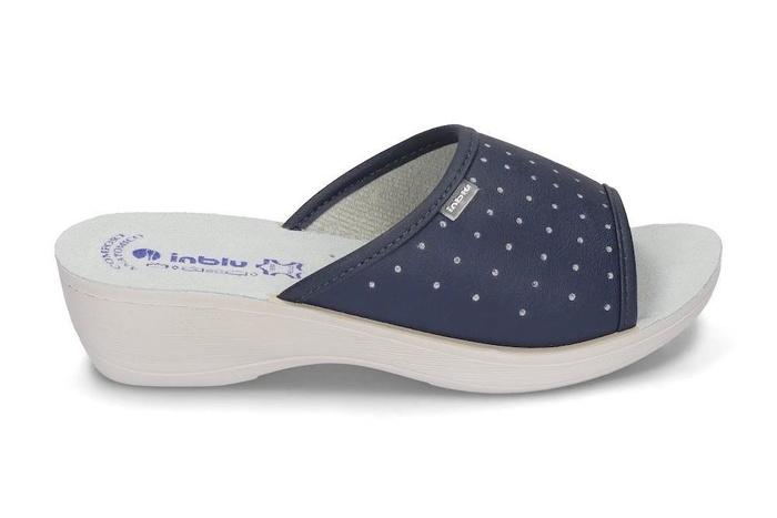 INBLU PL-45 004 granatowy, klapki profilaktyczne damskie