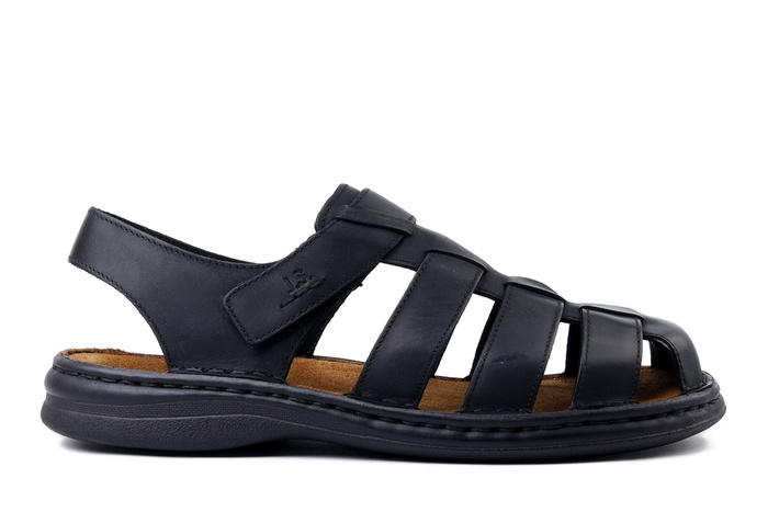 JOSEF SEIBEL 10674 66 100 Max 74 schwarz, sandaly męskie
