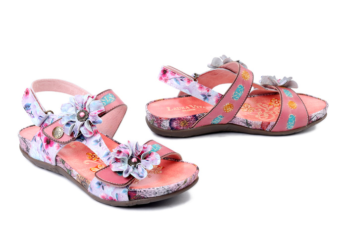 LAURA VITA 0007955 Liloo 06 rose, sandały damskie