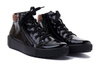 RIEKER M6434-01 black combination, trzewiki damskie