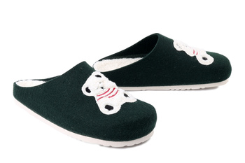 DR. BRINKMANN 320708-07 grun, kapcie damskie