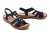 RIEKER 62850-14 blue, sandały damskie