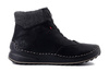 RIEKER 51553-00 black, trzewiki damskie