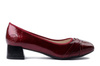 RIEKER 45068-35 red, czółenka damskie