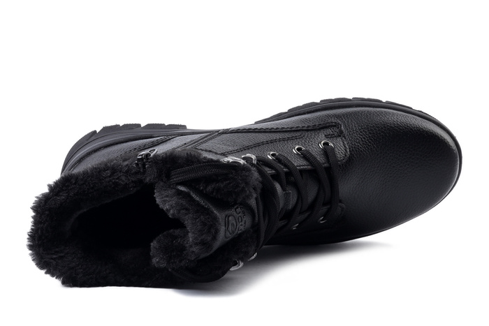 RIEKER REMONTE TEX D0E71-00 black, trzewiki damskie