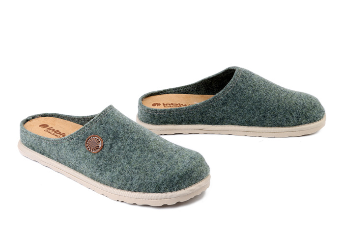 INBLU CS-47 068 zielony, kapcie damskie