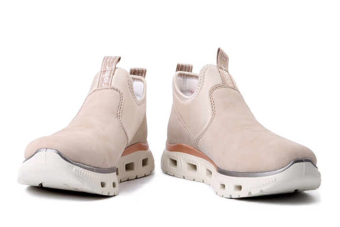 RIEKER M6053-62 beige, półbuty damskie
