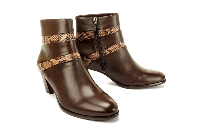 PIAZZA 962262-2 brown, botki damskie