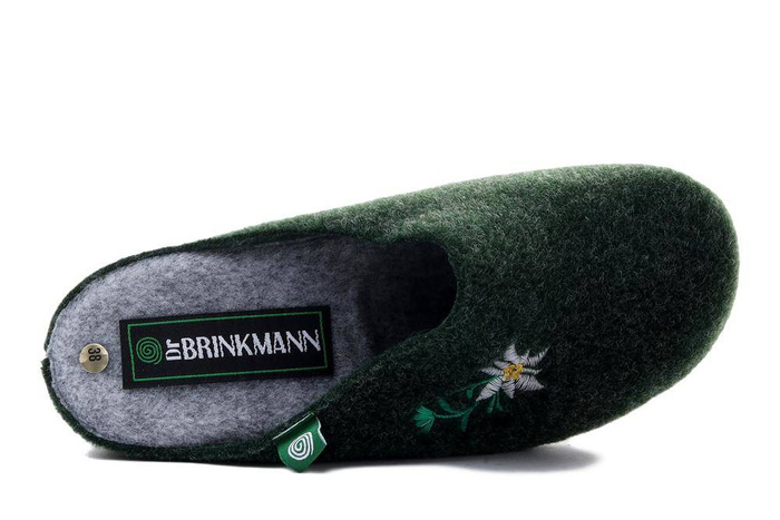 DR. BRINKMANN 330009-07 grün, kapcie damskie