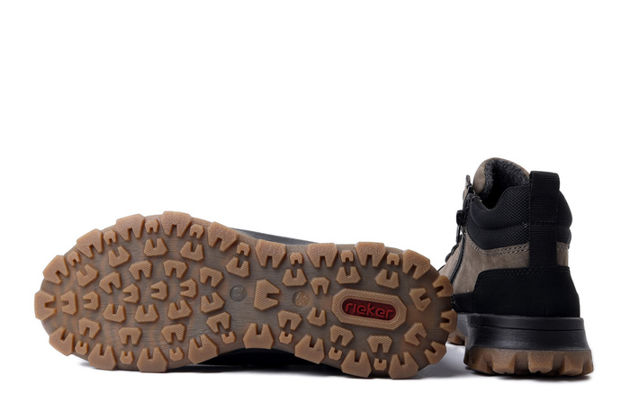 RIEKER TEX 35508-25 brown combination, trzewiki męskie