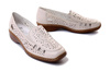 RIEKER 41365-60 beige, półbuty letnie damskie