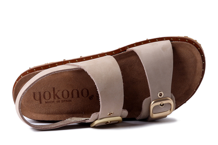 YOKONO BOLUS-252 NOB SAND, sandały damskie