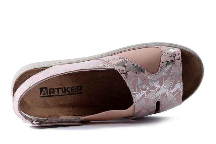 ARTIKER RELAKS 56C2504 różowy, sandały damskie