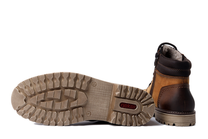 RIEKER TEX F3622-68 yellow, trzewiki męskie
