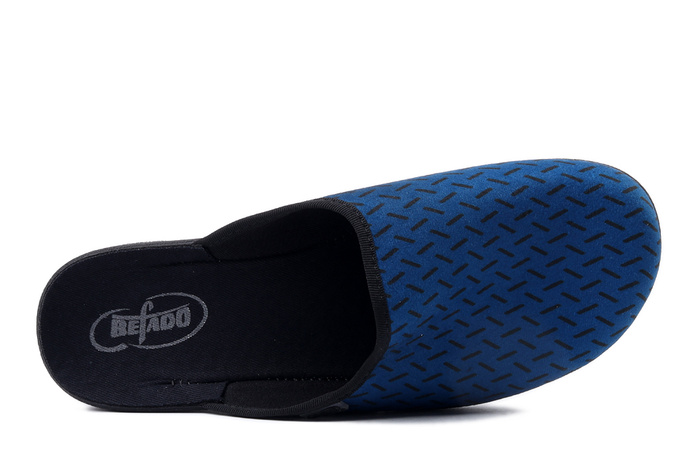 BEFADO 548M 046 granat, kapcie męskie