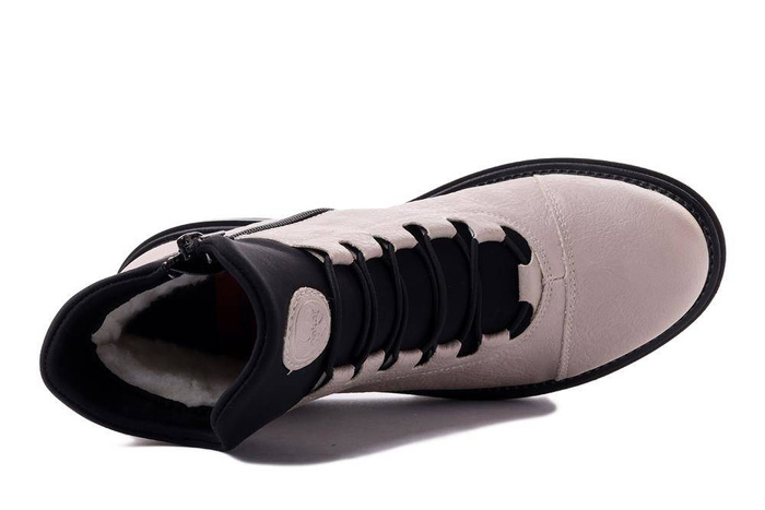 RIEKER TEX Y3163-60 beige, trzewiki damskie
