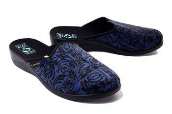 ADANEX SIL1 SILVIA 26064 granatowy, kapcie damskie