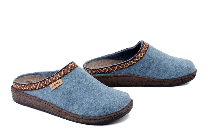 BEFADO 155D 180 niebieski, kapcie damskie