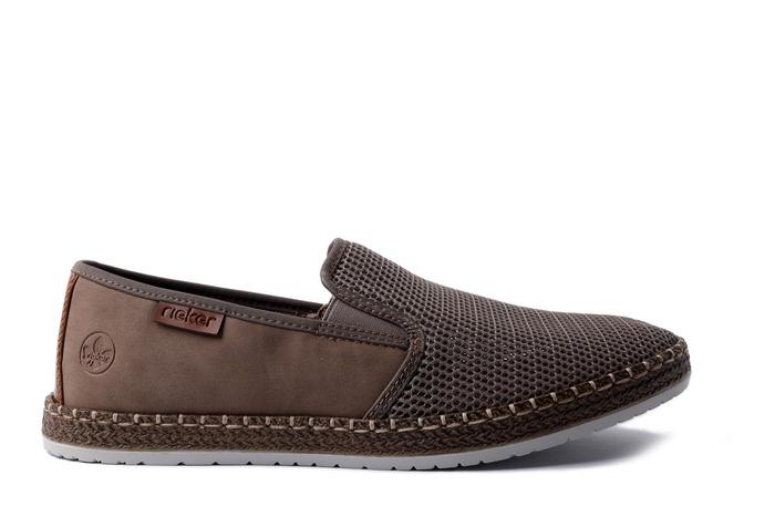 RIEKER B5265-65 beige, pólbuty męskie