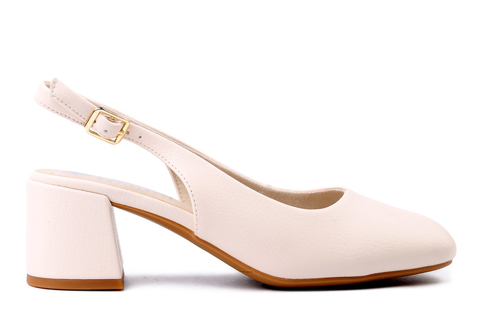 RIEKER 44751-61 beige, czółenka damskie