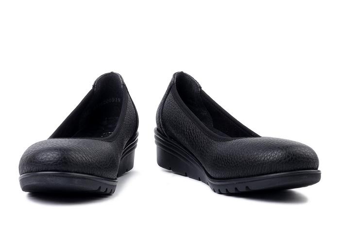 RIEKER L5360-00 black, czółenka damskie