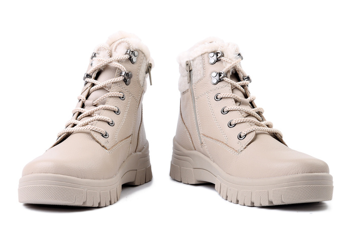 RIEKER REMONTE TEX D0E71-60 beige combination, trzewiki damskie