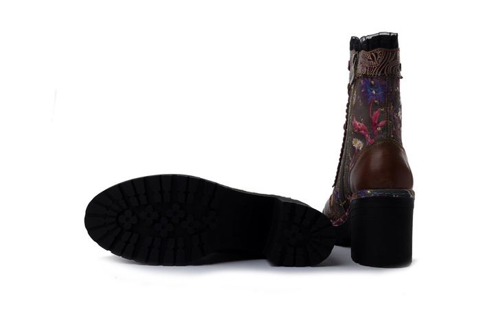 LAURA VITA 0007151 Monao 14 mauve, trzewiki damskie