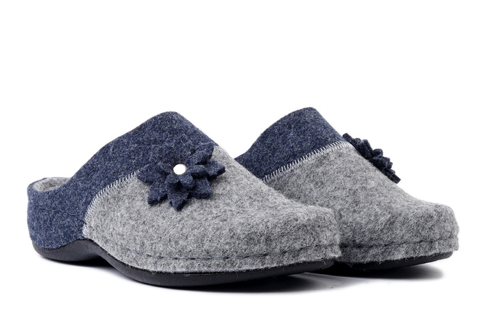 DR. BRINKMANN 320275-05 blau, kapcie damskie