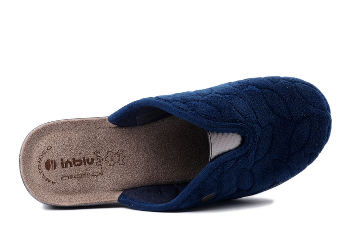 INBLU GI-24 004 granatowy, kapcie damskie