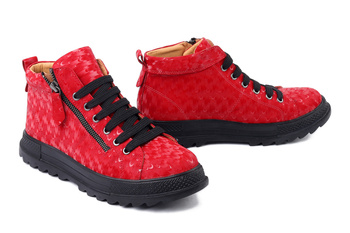 PIAZZA 960201-04 rot, trzewiki damskie