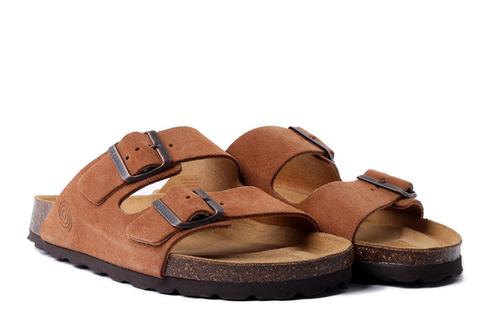 DR. BRINKMANN 600134-21 cognac, klapki damskie/męskie