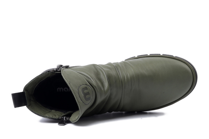 MANITU 990680-07 grun, botki damskie