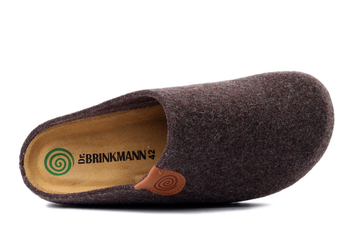 DR. BRINKMANN 220076-02 braun, kapcie męskie