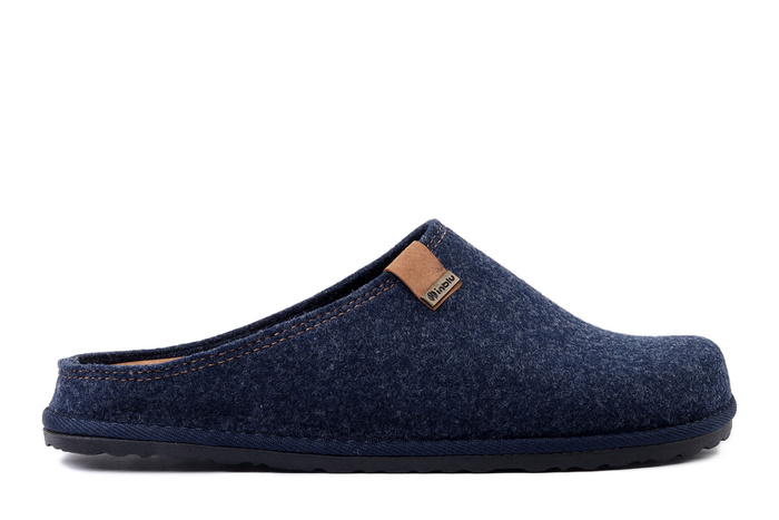 INBLU SI-25 041 szaro-niebieski, kapcie męskie
