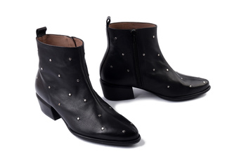 WONDERS D-2002 negro, botki damskie