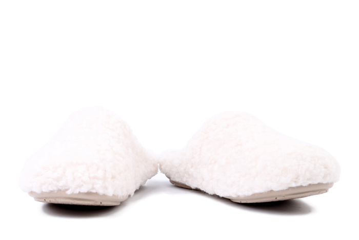 MANITU 320290-81 offwhite, kapcie damskie