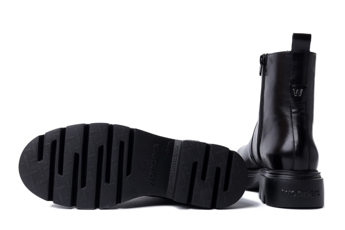 WONDERS A-4305 negro, botki damskie