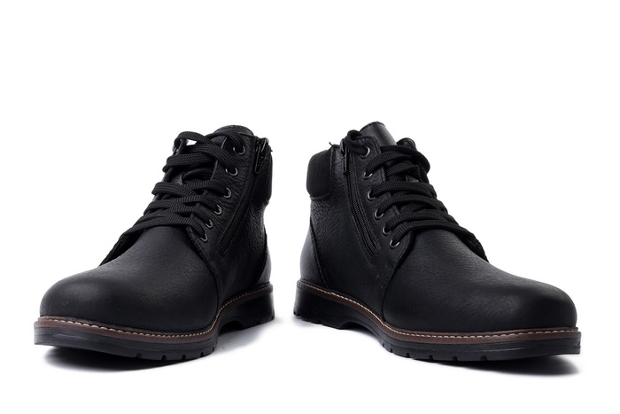 RIEKER 10503-00 black, trzewiki męskie