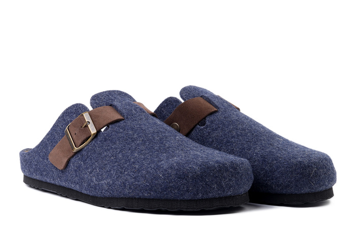DR. BRINKMANN 220077-05 blau, klapki męskie
