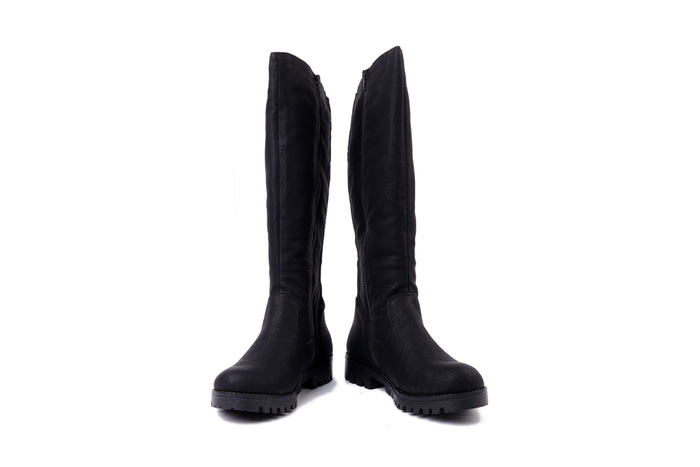 RIEKER TEX 78554-00 black, kozaki damskie