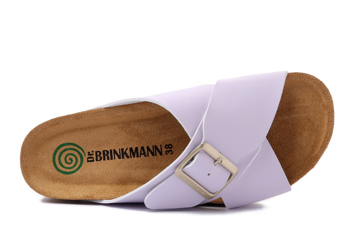 DR. BRINKMANN 700146-59 flieder, klapki profilaktyczne damskie